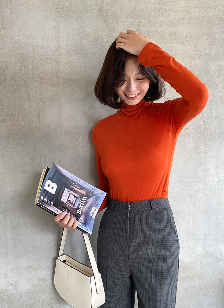 タートルネックTシャツ・全5色 | レディースファッション通販 - DHOLIC 