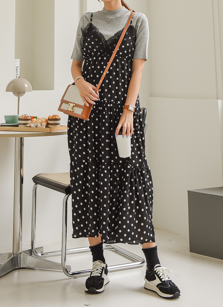 ドットレースビスチェティアードフレア柄パターンスリーブレスロングワンピース春夏秋冬 ワンピース ロングワンピース Everynana エブリナナ ファッション総合通販 Dholic ドットレースビスチェティアードフレア柄パターンスリーブレスロングワンピース春夏秋冬 ワンピース ロングワンピース Everynana エブリナナ ファッション総合通販 Dholic