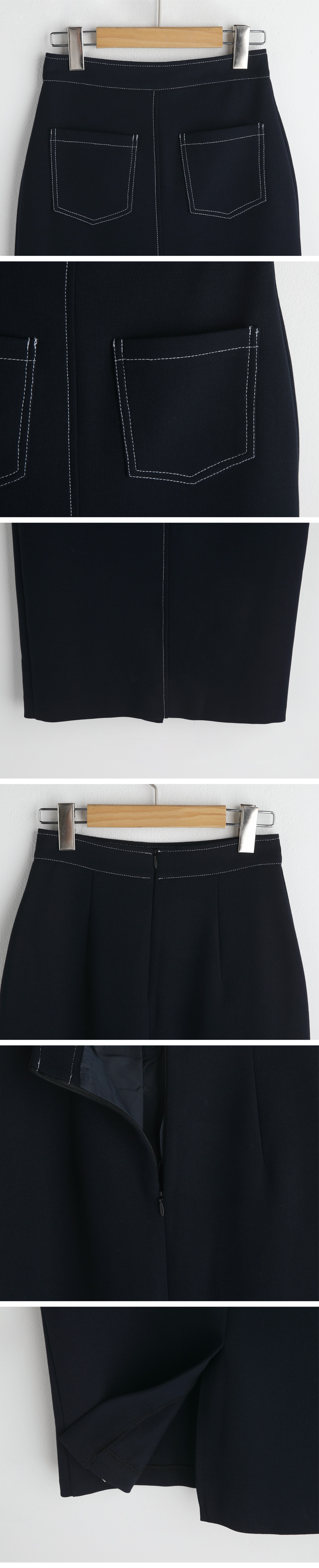 ステッチポイントポケットスカート・全2色 | DHOLIC PLUS | 詳細画像13