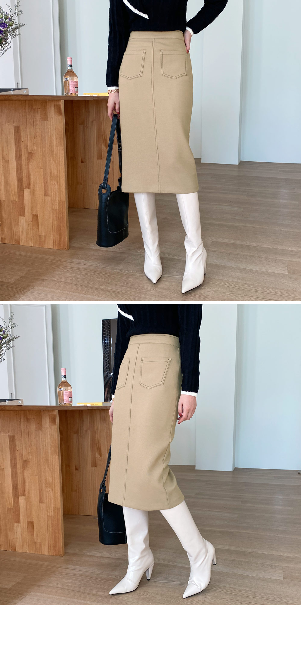 ステッチポイントポケットスカート・全2色 | DHOLIC PLUS | 詳細画像10