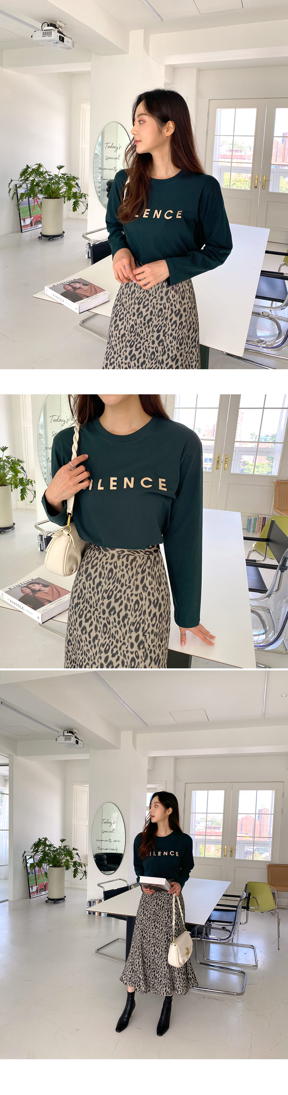 SILENCEレタリング長袖Tシャツ・全4色 | DHOLIC | 詳細画像9