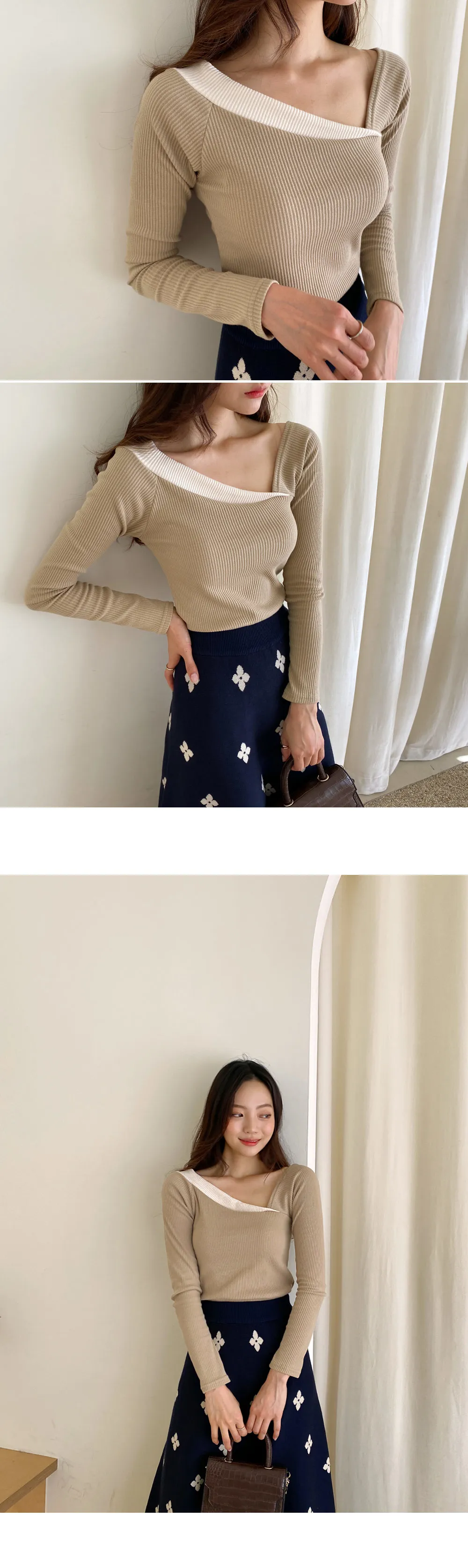 フラワーニットスカート・全3色 | DHOLIC | 詳細画像5