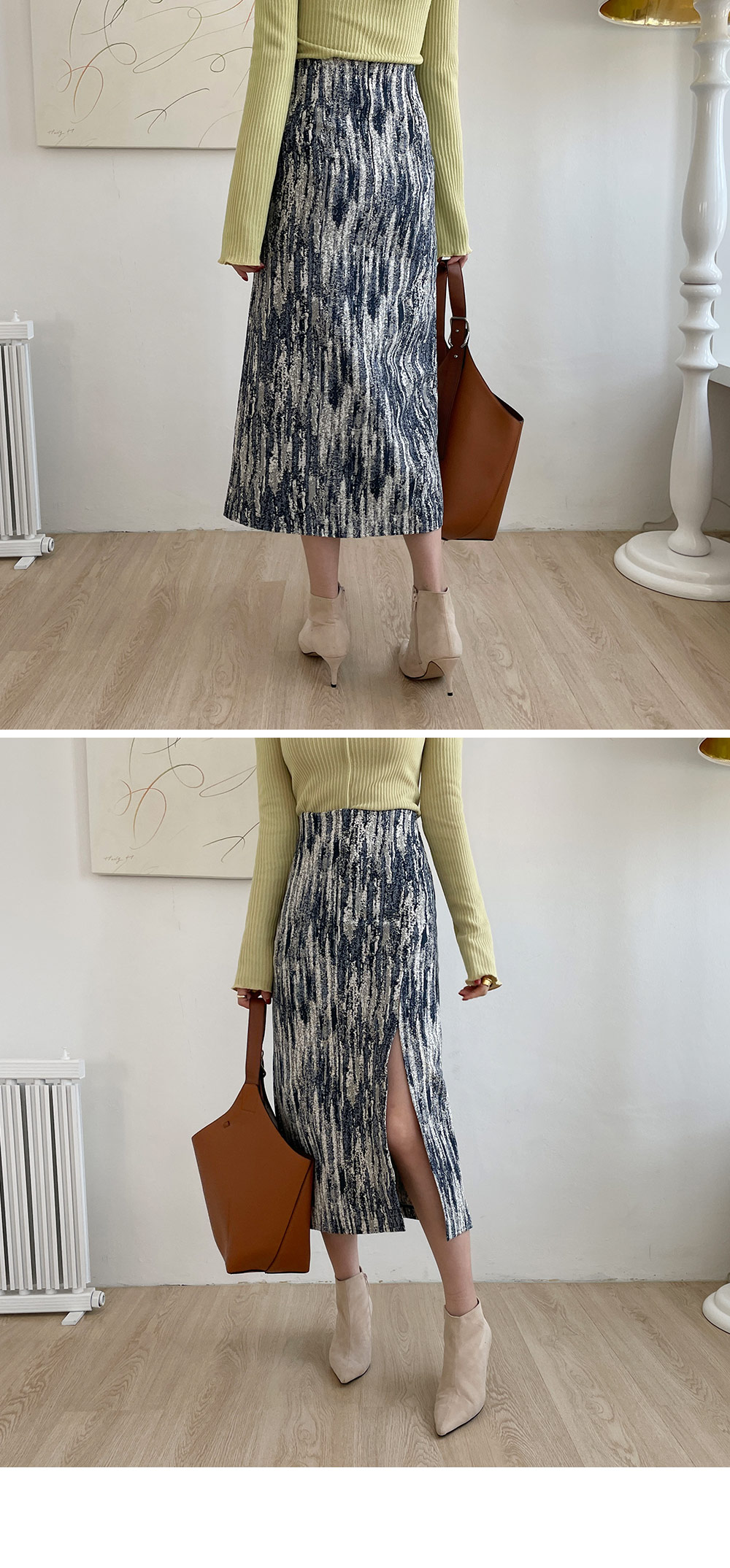 パターンスリットHラインスカート・全1色 | DHOLIC PLUS | 詳細画像9