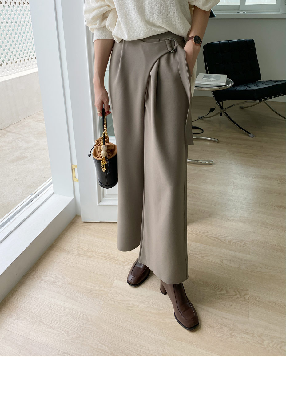 ベルトワイドパンツ・全3色 | レディースファッション通販 - DHOLIC