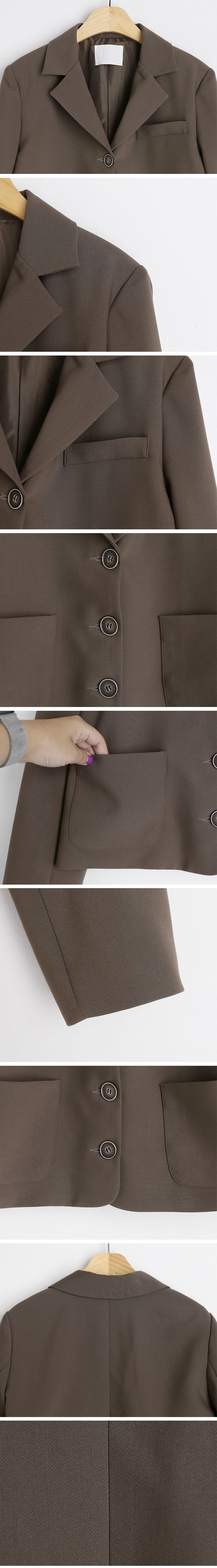ポケットクロップドジャケット&ワイドスラックスSET・全2色 | DHOLIC | 詳細画像10
