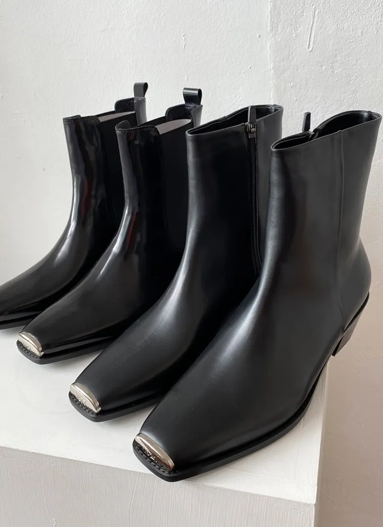 2TYPEゴールドライントゥブーツ | 詳細画像1