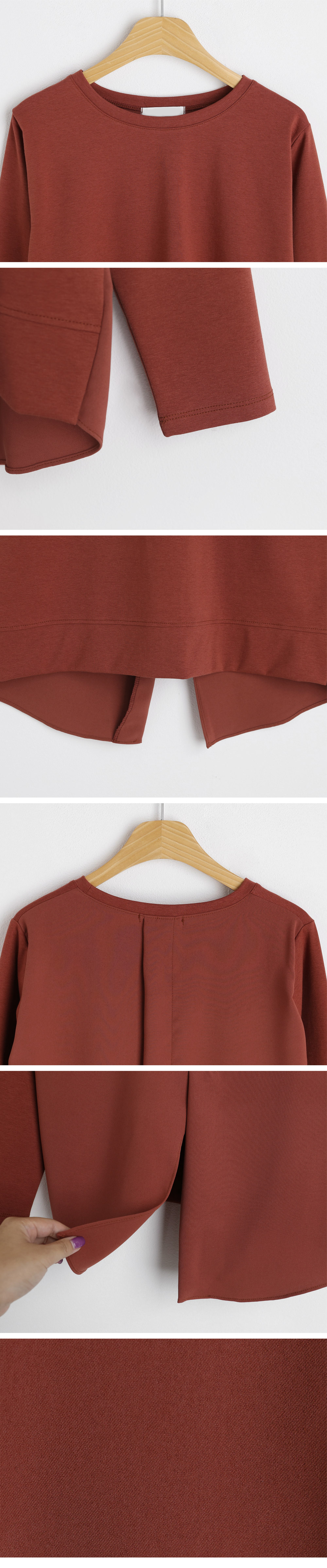 バックスリットTシャツ・全4色 | DHOLIC PLUS | 詳細画像15