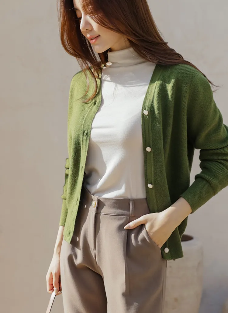 カシミヤ混カーディガン | styleonme | 詳細画像1