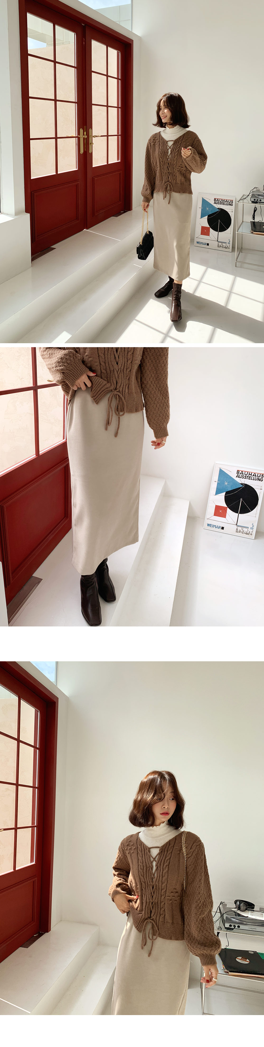 バックスリットHラインスカート・全3色 | DHOLIC | 詳細画像12