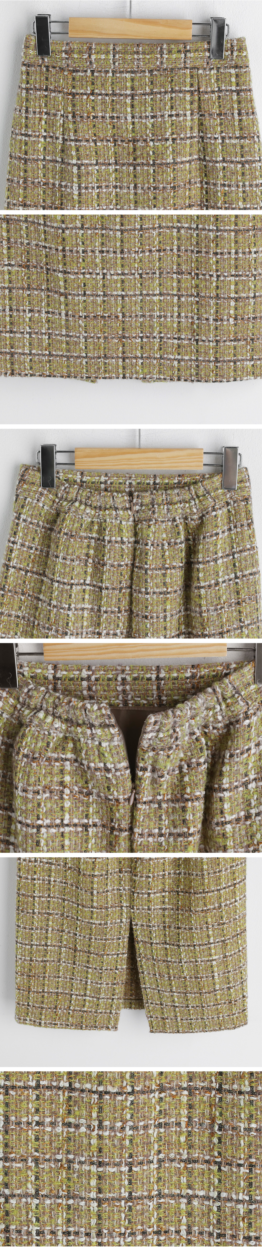 Hラインチェックツイードスカート・全3色 | DHOLIC | 詳細画像17