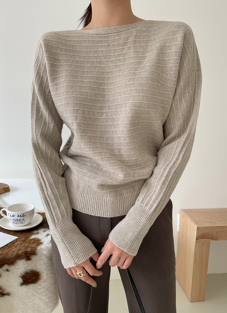 カシミヤ混ボートネックニット P ニット カーディガン ニット レディースファッション通販 Dholic ディーホリック