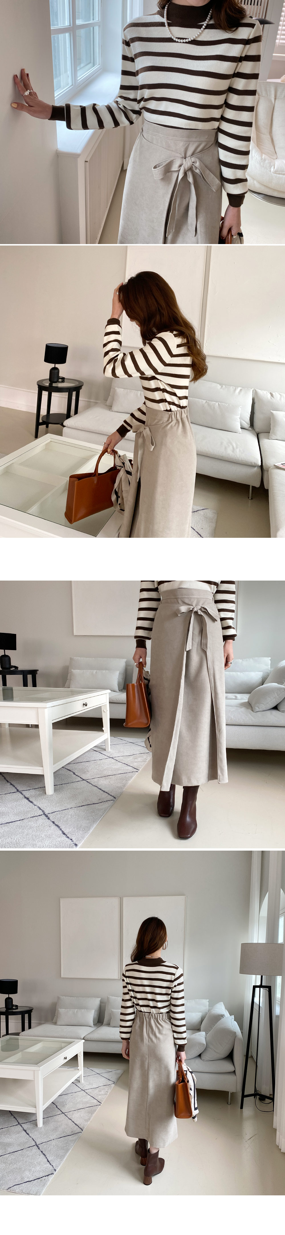 リボンラップスカート・全2色 | DHOLIC PLUS | 詳細画像5