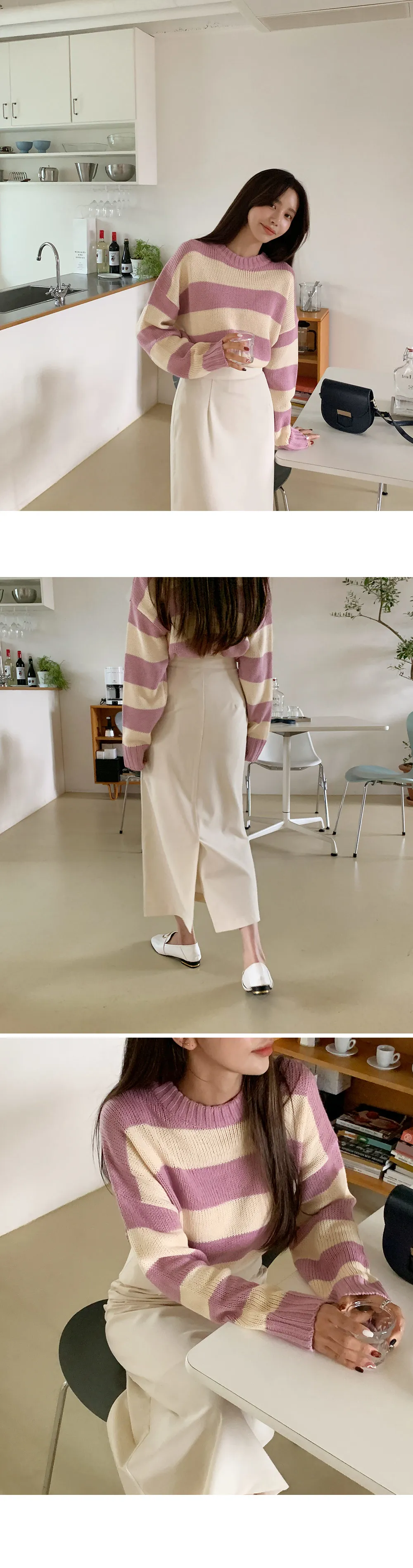 バックスリットIラインスカート・全2色 | DHOLIC | 詳細画像5