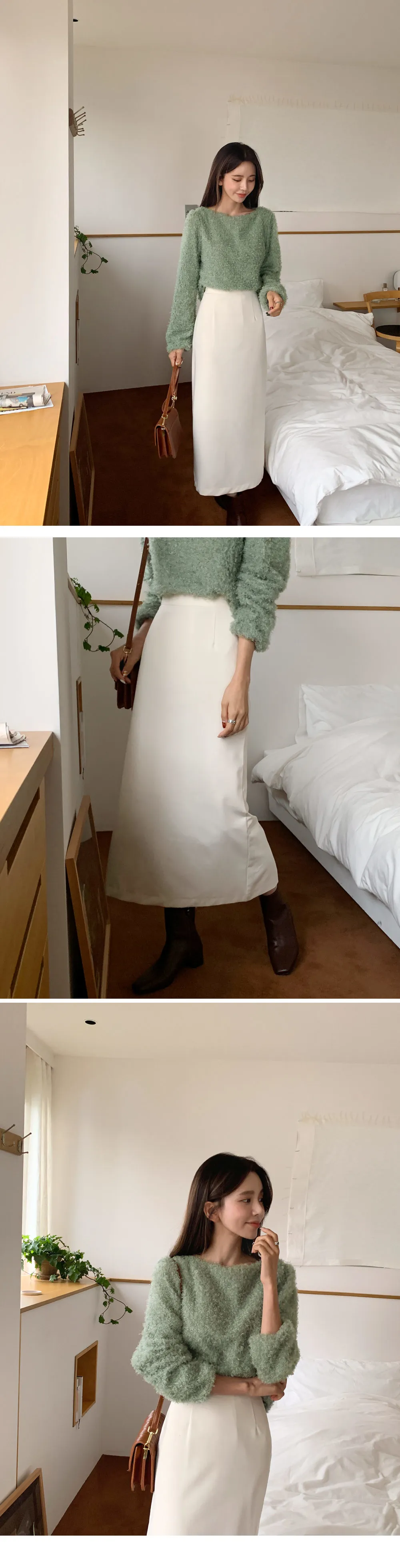 バックスリットIラインスカート・全2色 | DHOLIC | 詳細画像12