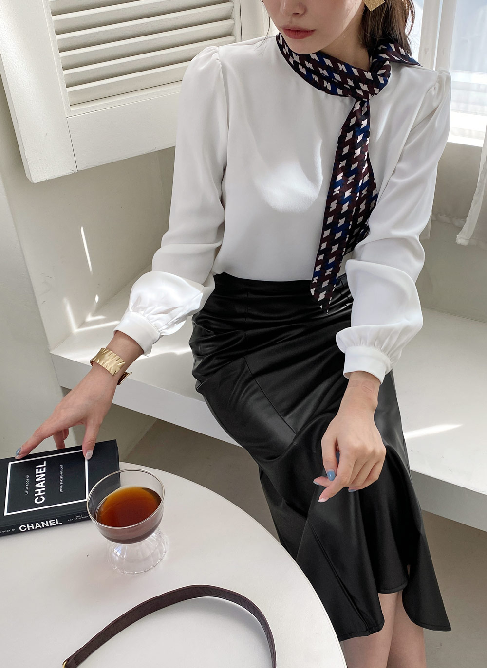 レザー調マーメイドスカート・全2色 | レディースファッション通販