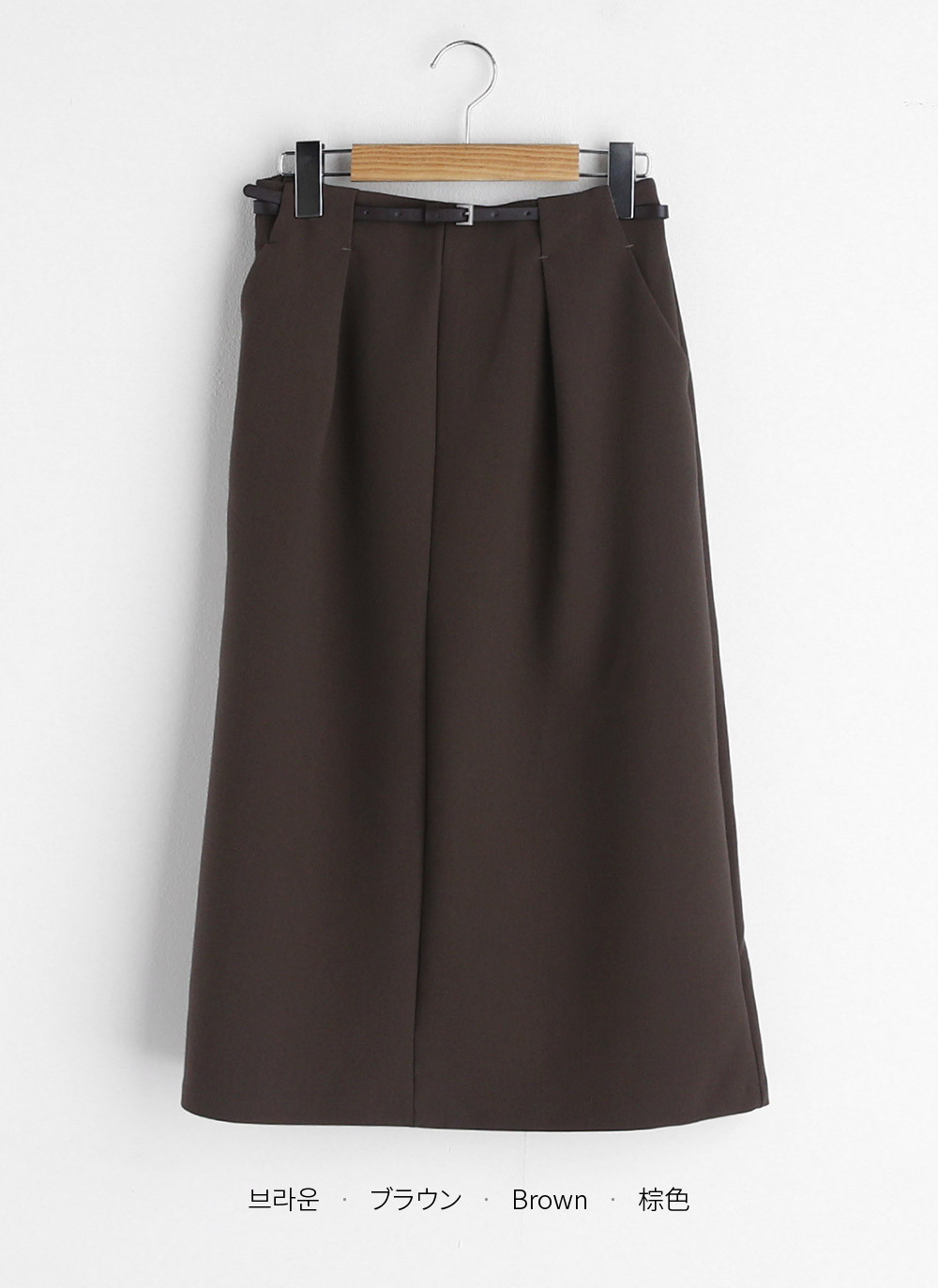 ベルト付Aラインスカート・全2色 | DHOLIC PLUS | 詳細画像31