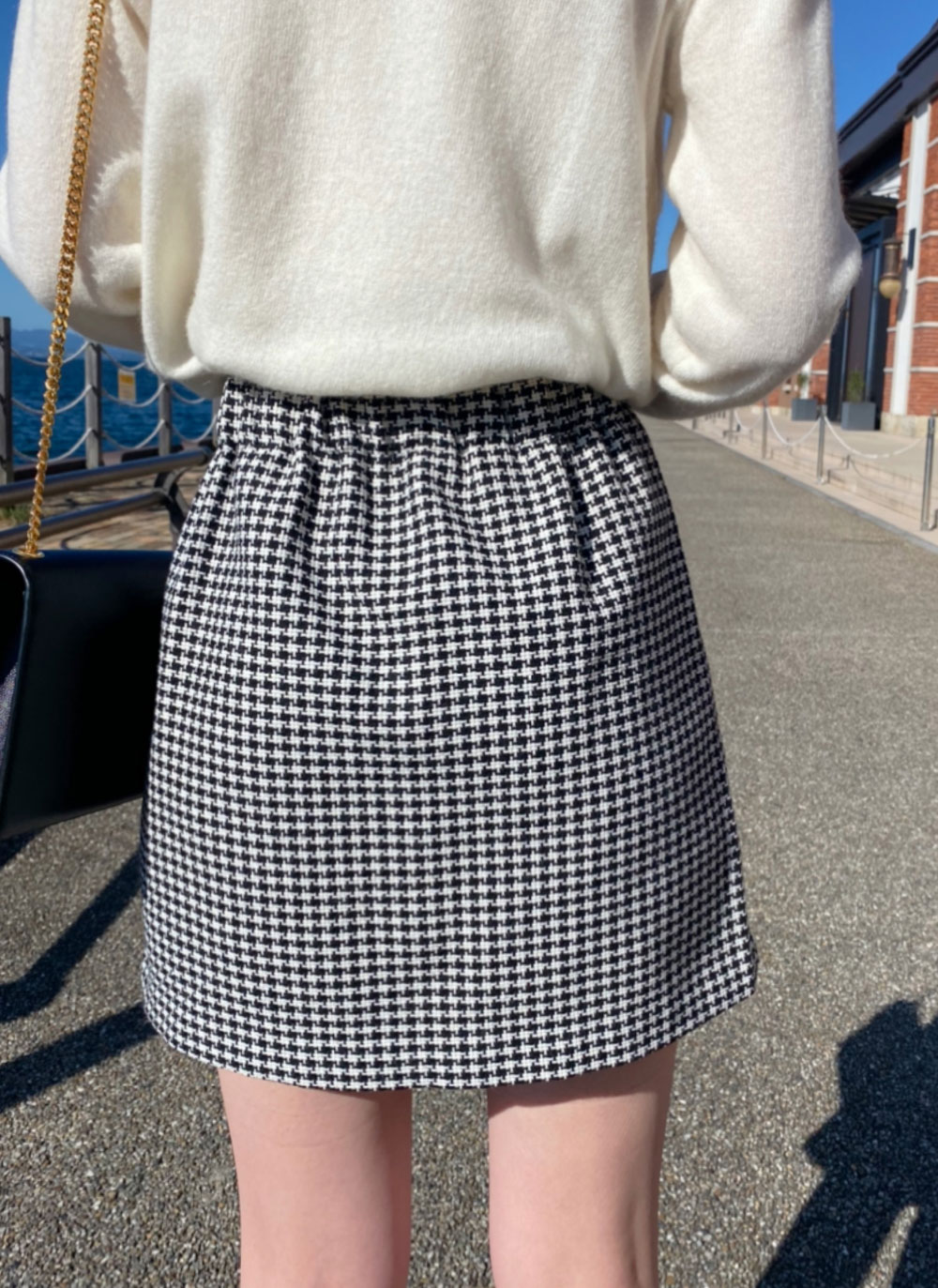 千鳥格子柄ミニスカート | レディースファッション通販 - DHOLIC
