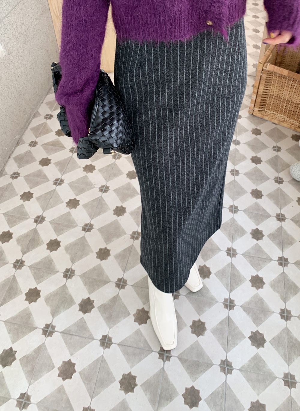 ストライプHラインスカート・全2色 | DHOLIC PLUS | 詳細画像22