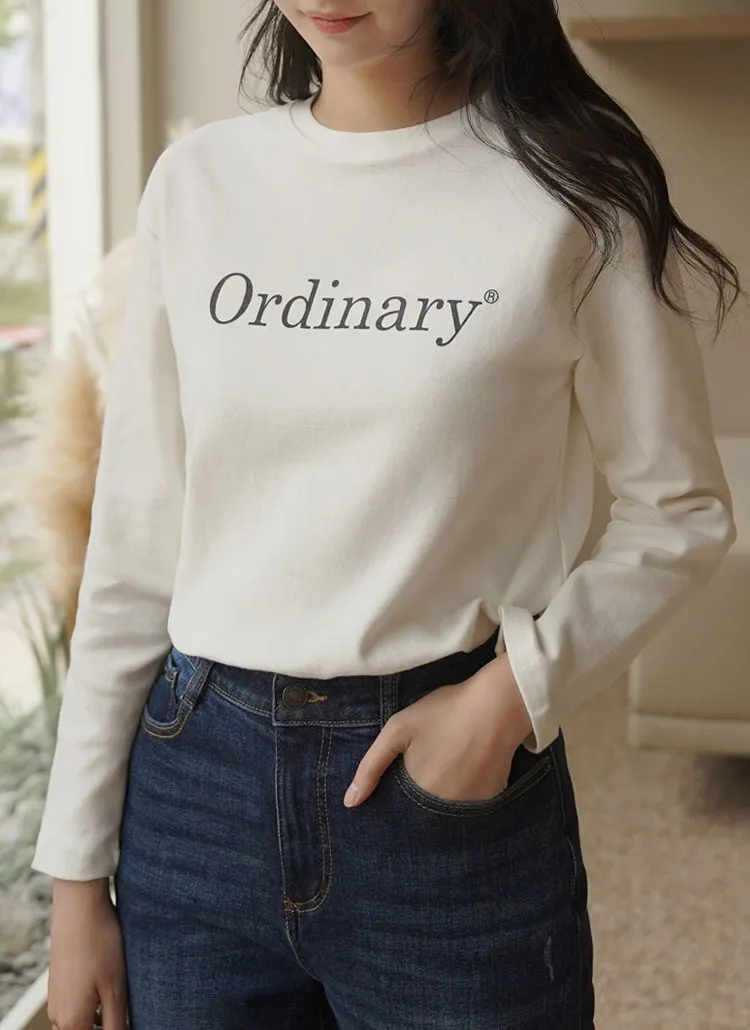 OrdinaryラウンドネックTシャツ | clicknfunny | 詳細画像1