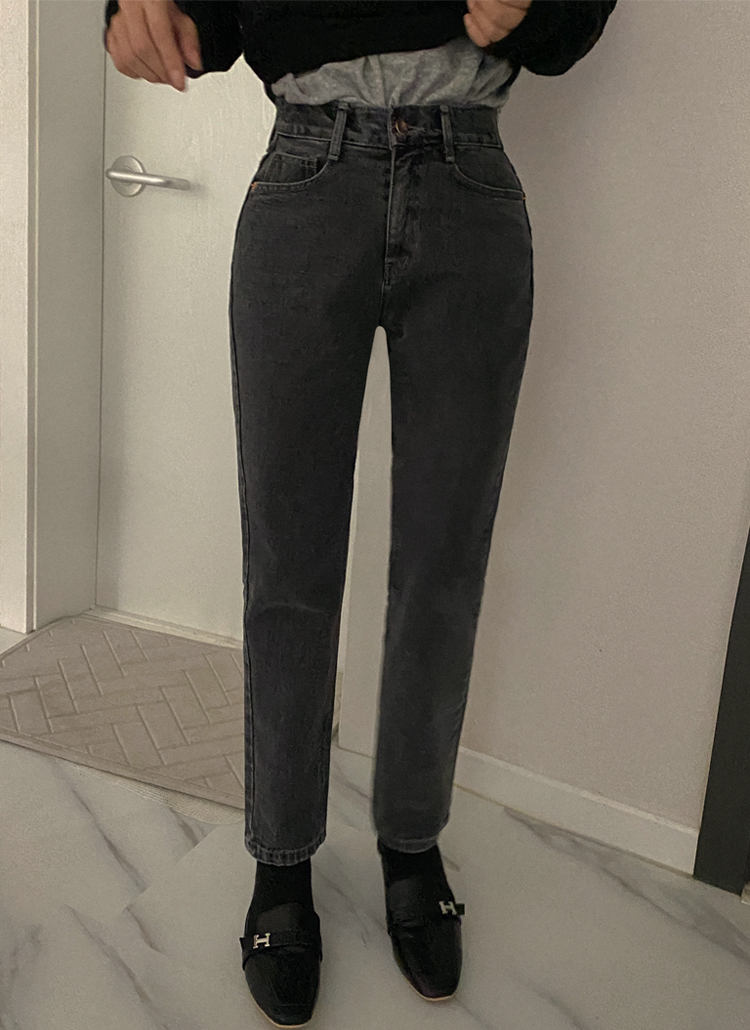 ストレートテーパードデニムパンツ レディースファッション通販 Dholic