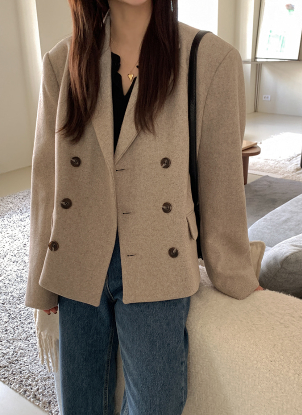 ダブルボタンジャケット P アウター ジャケット レディースファッション通販 Dholic ディーホリック