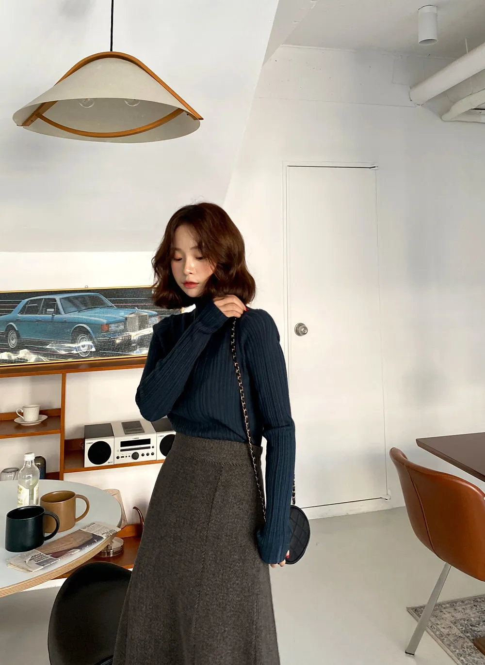 ヘリンボーンマーメイドスカート・全2色 | レディースファッション通販  