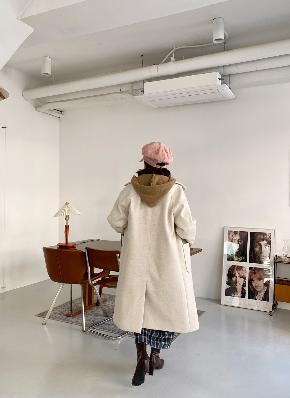 ウール混ボタンロングコート・全3色 | DHOLIC | 詳細画像12