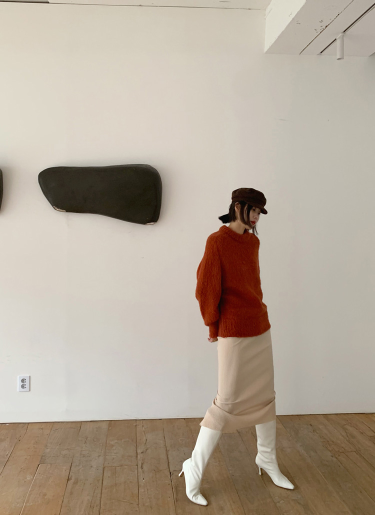 ウエストゴムバンドバックスリットプリーツスカート春秋冬 スカート ロングスカート Prostj プロストジェイ ファッション総合通販 Dholic