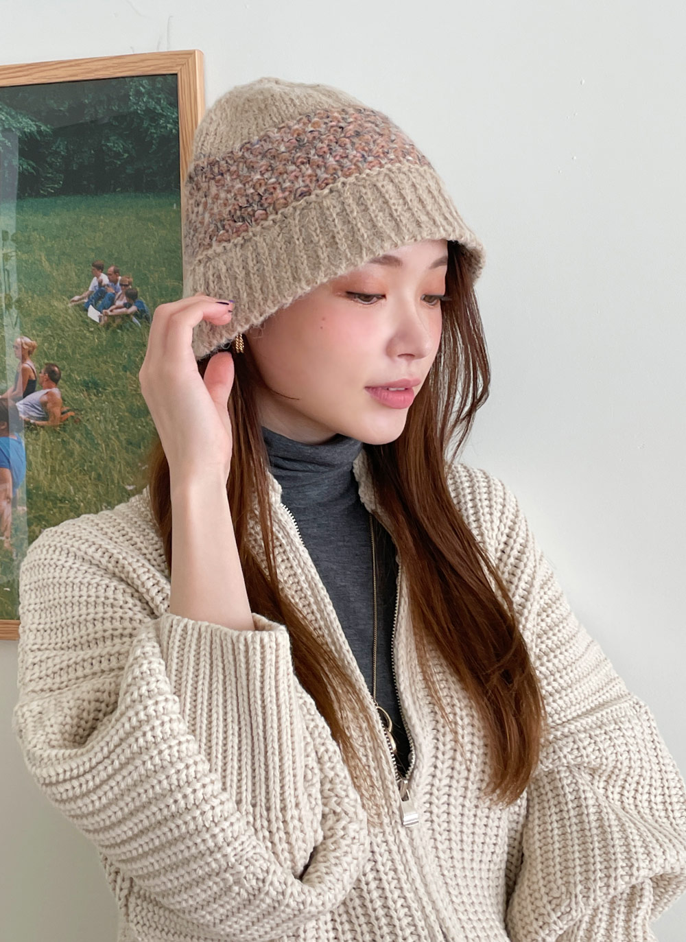 y.a.r.n. ニット バケットハット VARZAR クリアランス 正規販売店 バザール ニット バケット