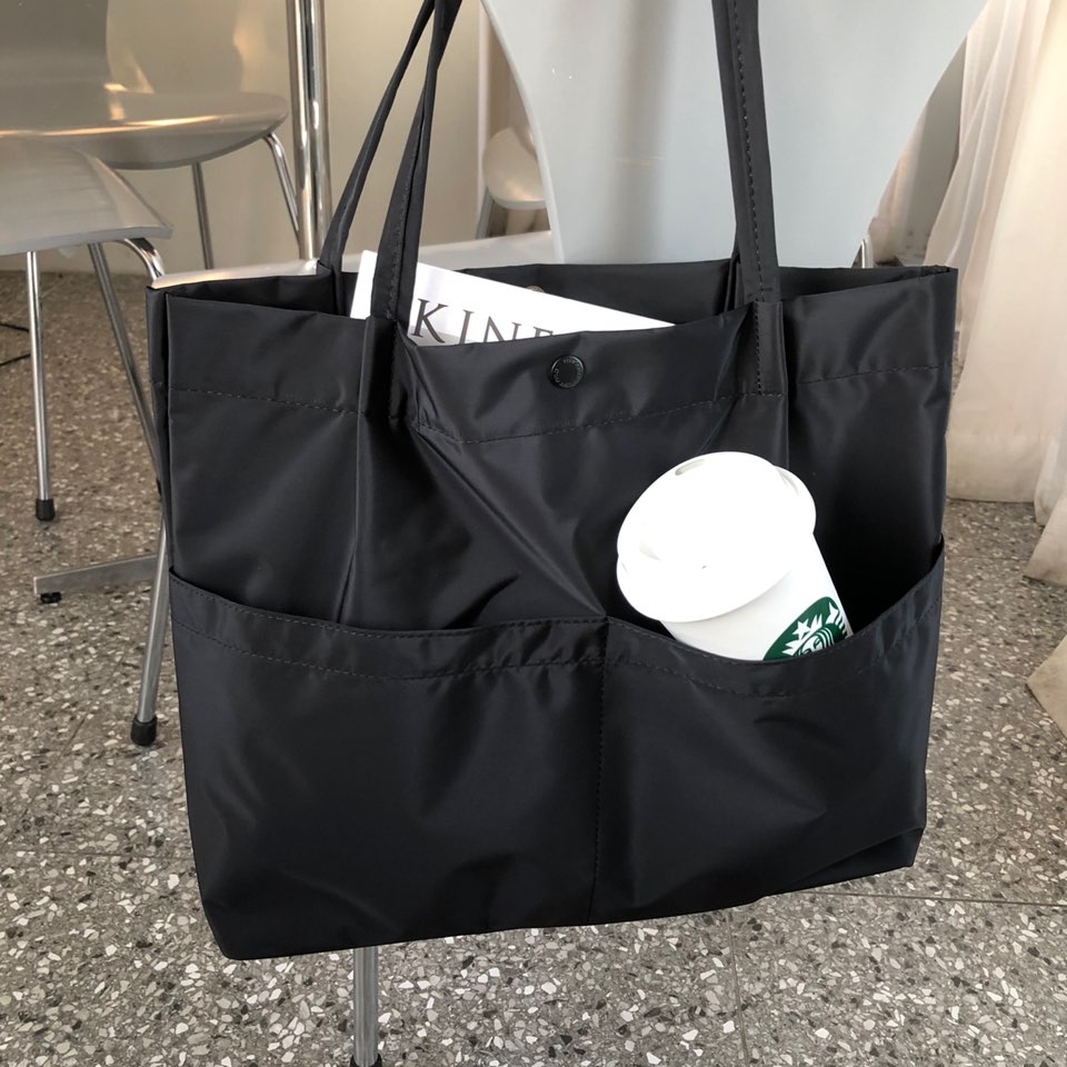 ナイロンブレンドツイルトートバッグ | レディースファッション通販