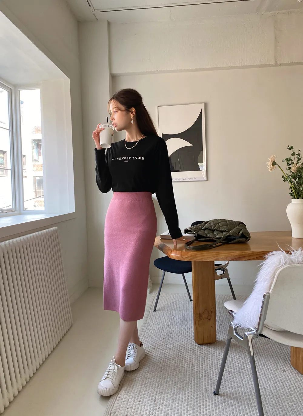 Hラインニットスカート・全4色 | レディースファッション通販 - DHOLIC 