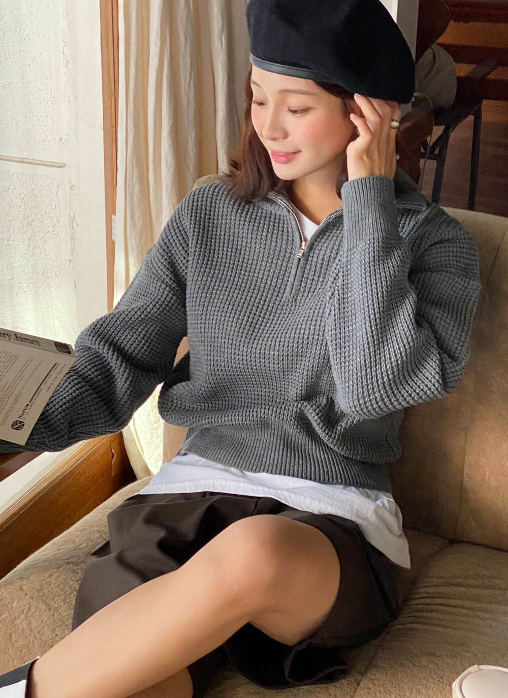 裏起毛タックハーフパンツ・全2色 | DHOLIC | 詳細画像21