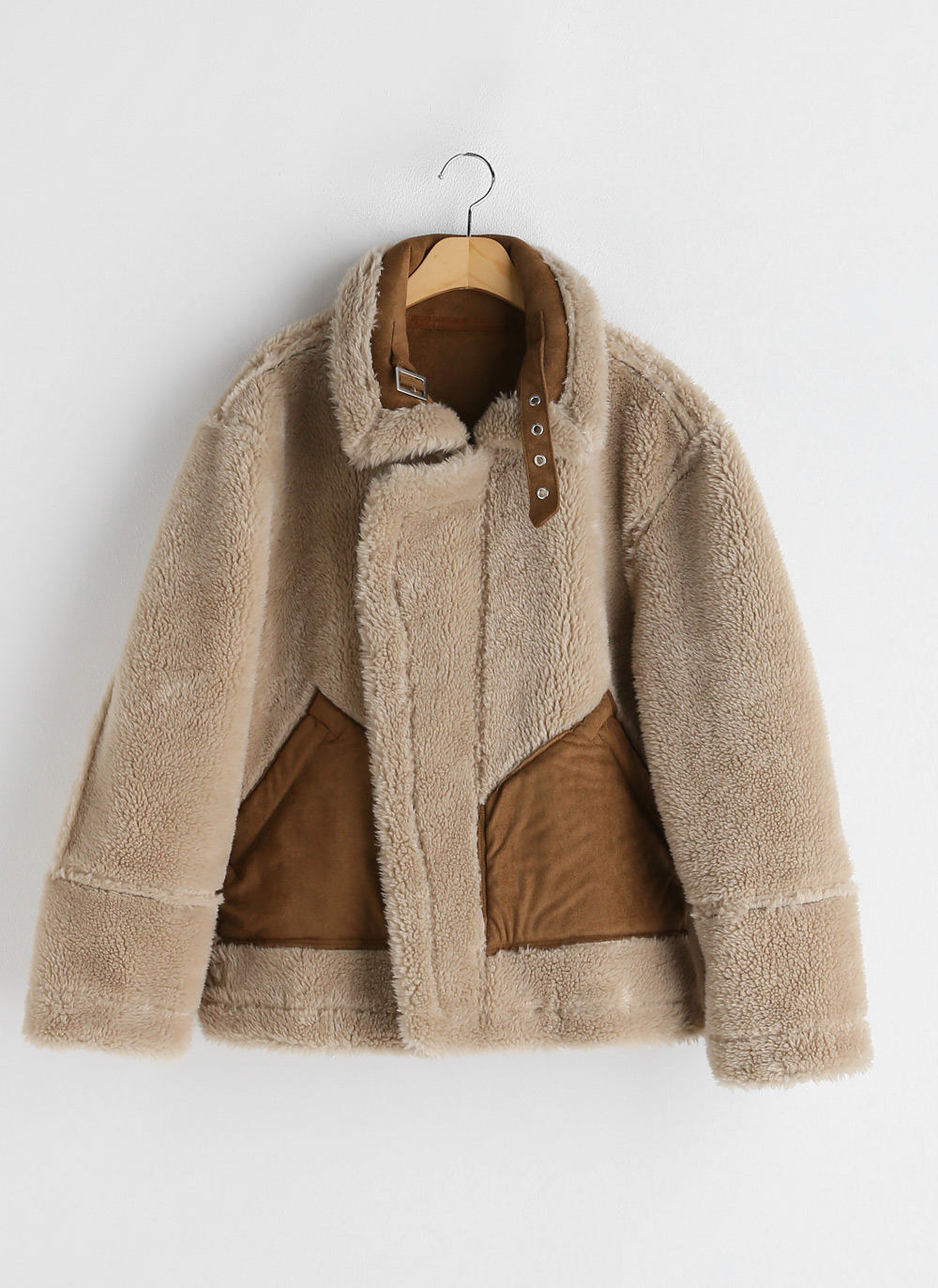 ジャケット・アウター DHOLIC ムートン調カラージャケット・全2色 | レディースファッション