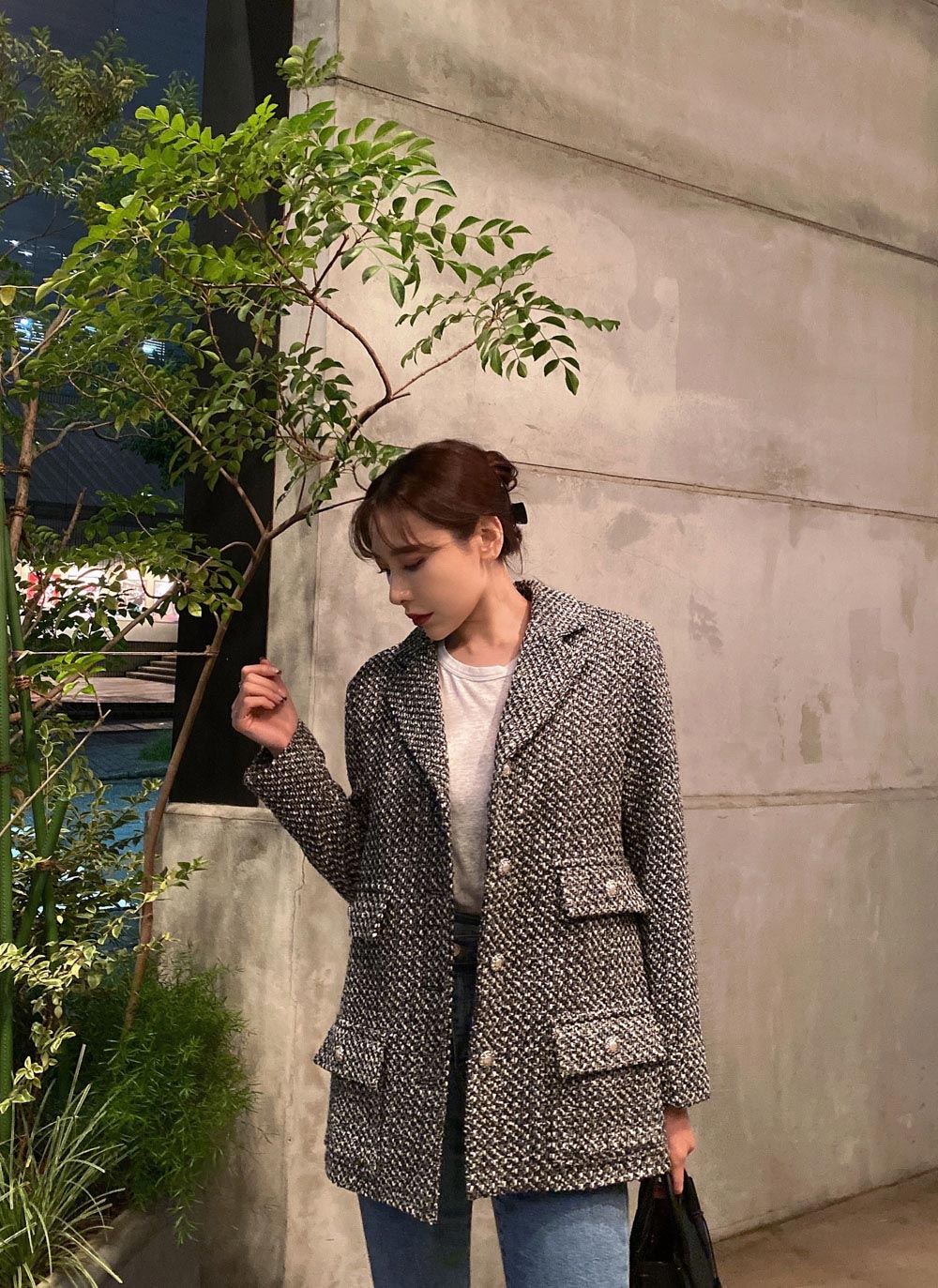 ルルウィルビー ツイードジャケット パールボタン 2 パールボタンツイードジャケット – BUNNY APARTMENT