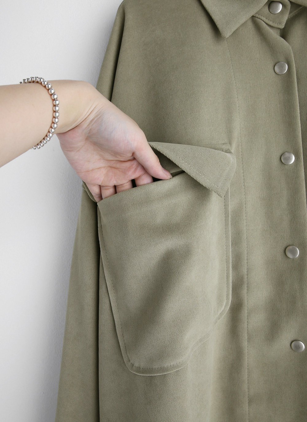 ポケットオーバーフィットシャツ&ハイウエストストレートスラックスSET・全3色 | DHOLIC | 詳細画像27