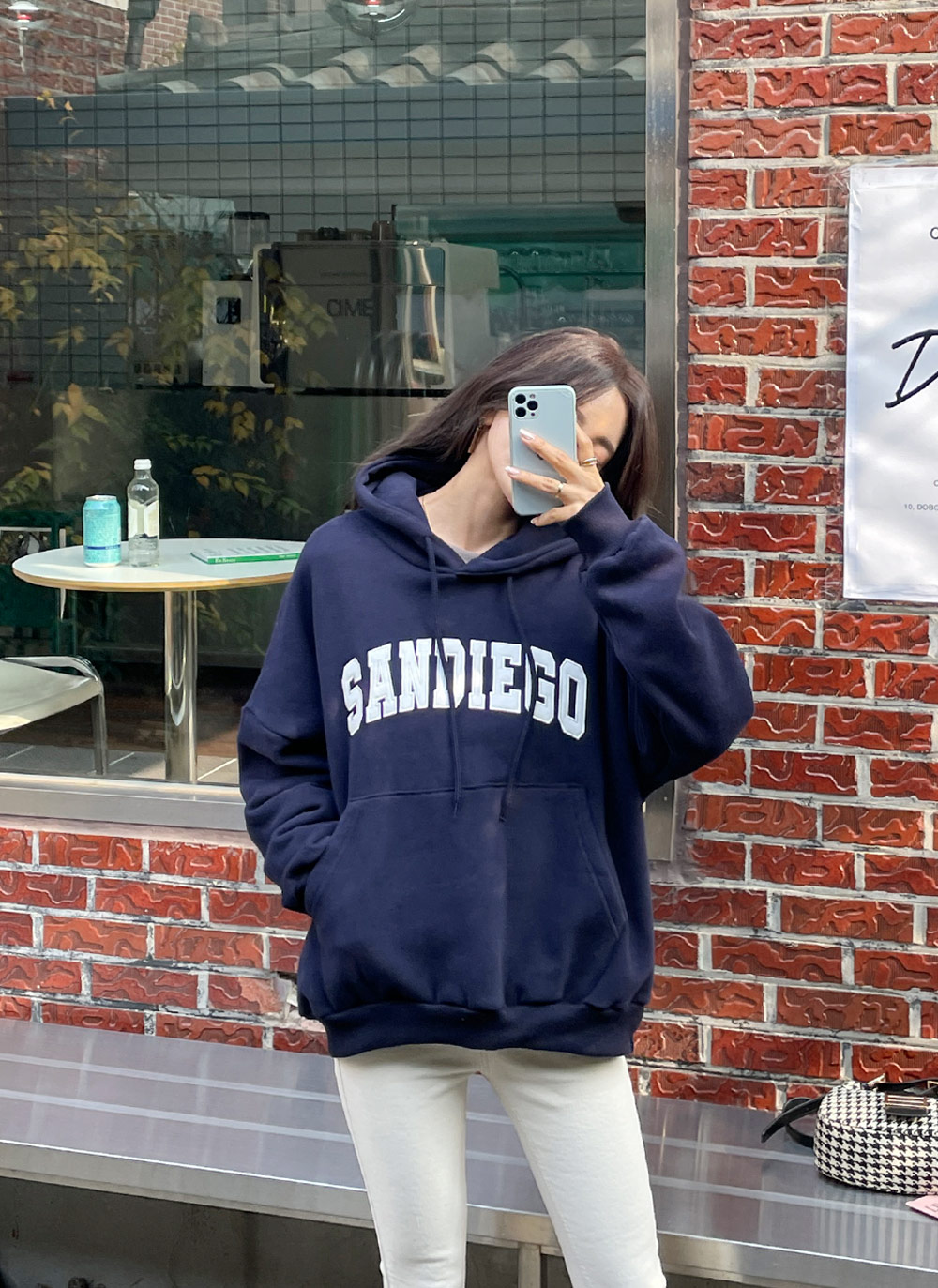 裏起毛SANDIEGOロゴパーカー・全3色 | レディースファッション