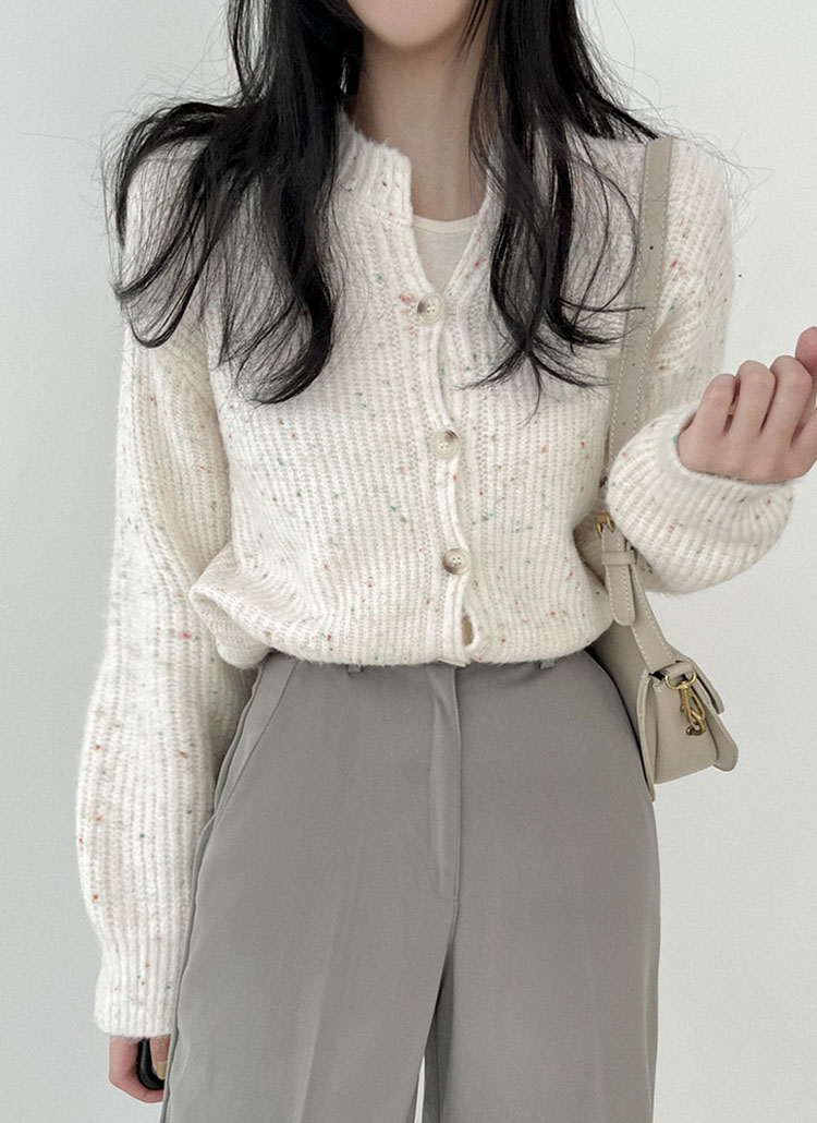 カラーミックスニットカーディガン レディースファッション通販 Dholic 公式