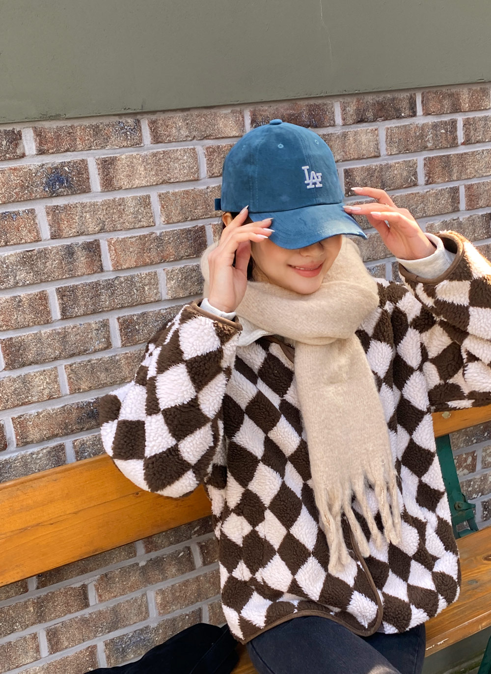LA刺繍ロゴキャップ・全5色 | レディースファッション通販 - DHOLIC