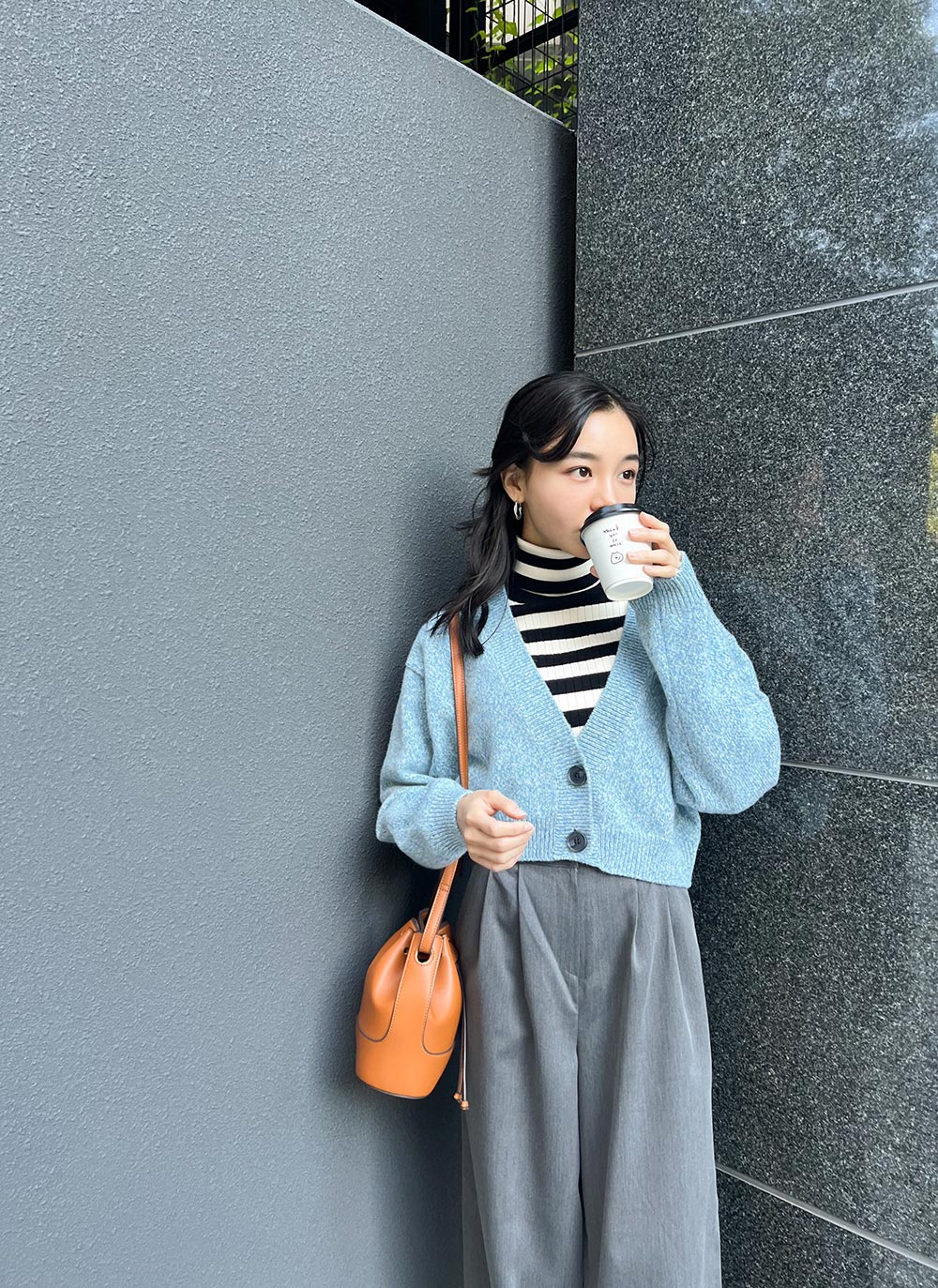 ボーダータートルネックニット | レディースファッション通販 - DHOLIC