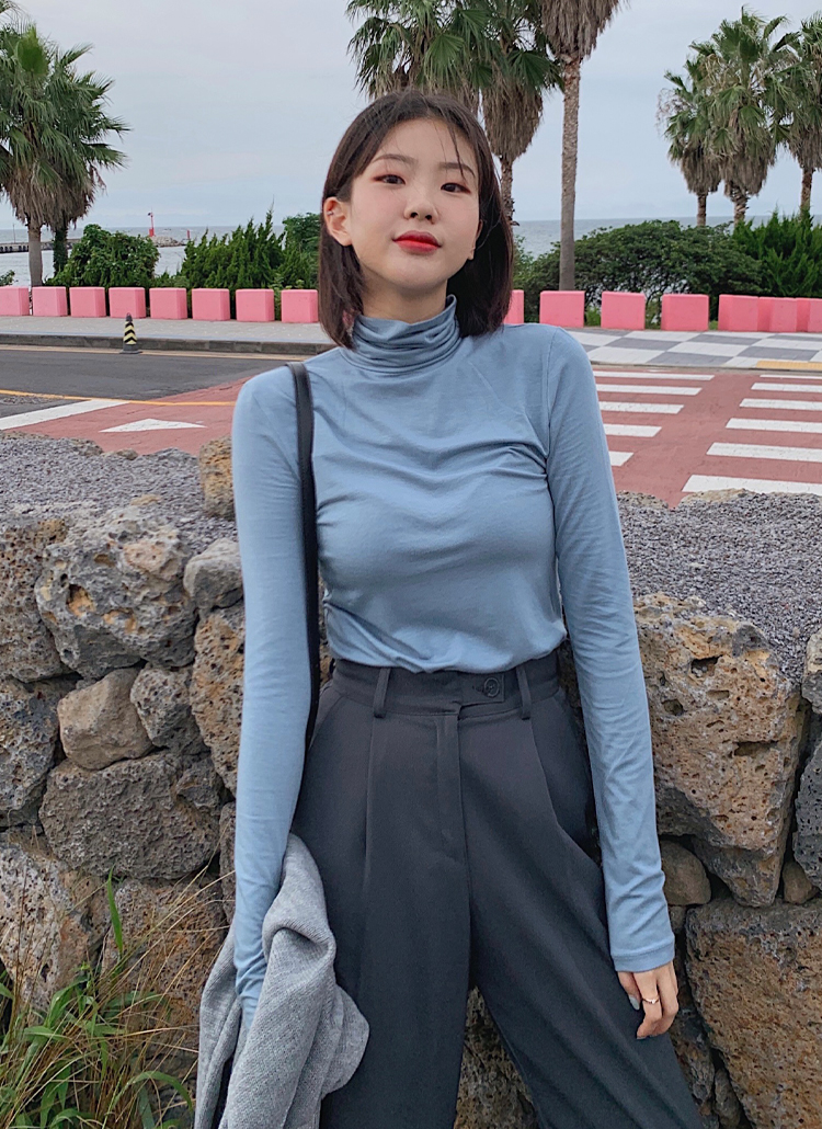 テンセルブレンド長袖tシャツ P3053 トップス 長袖tシャツ レディースファッション通販 Dholic ディーホリック