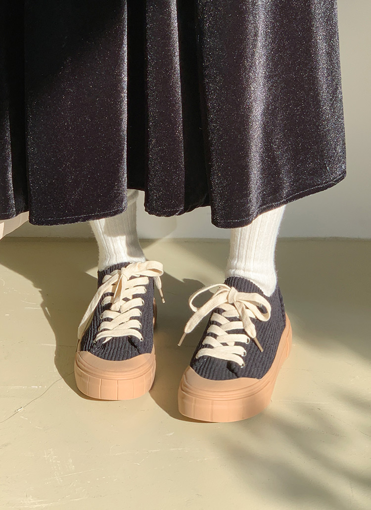 コーデュロイスニーカー 全3色 レディースファッション通販 Dholic