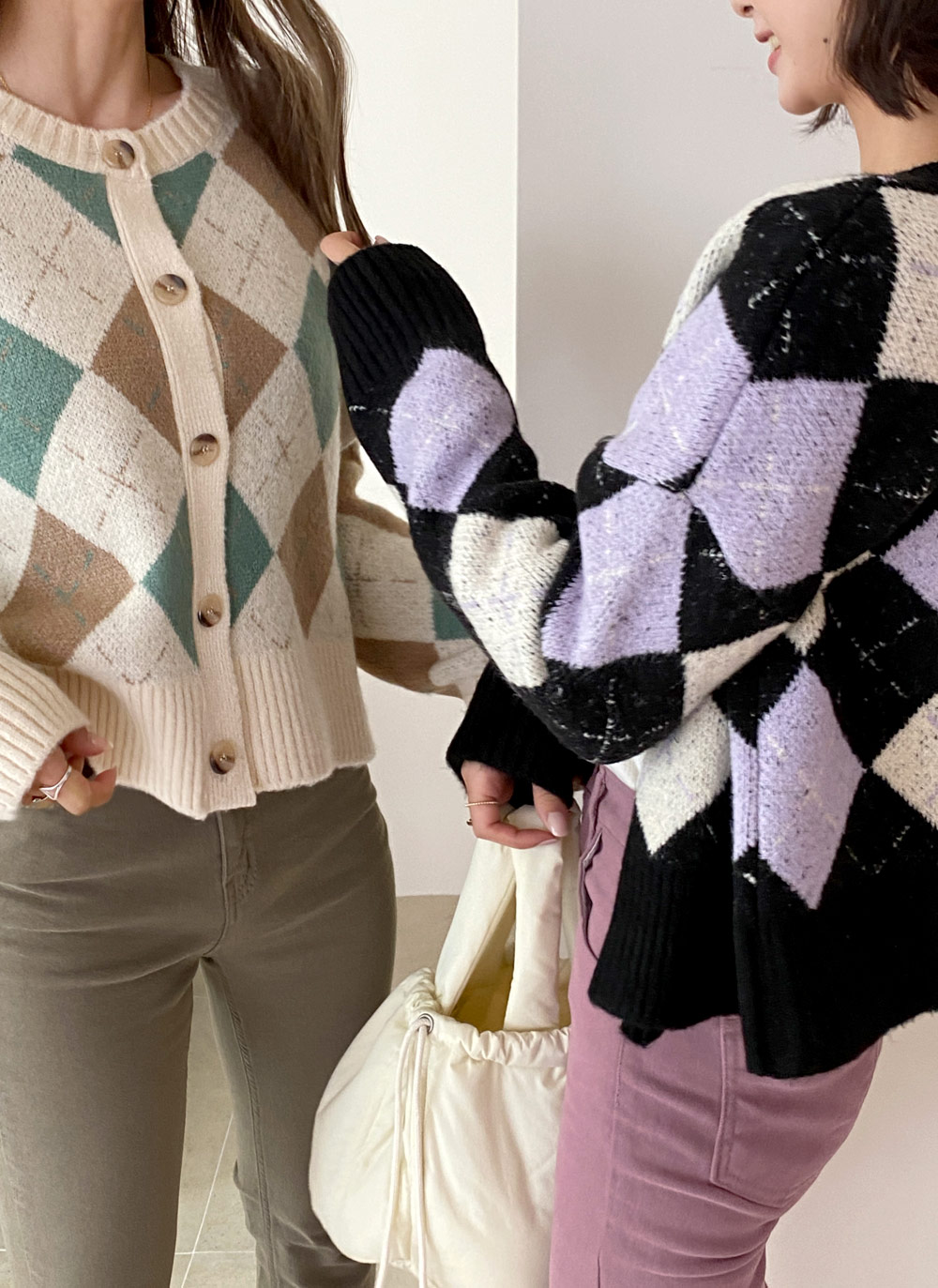 アーガイルニットカーディガン・全3色 | DHOLIC | 詳細画像13