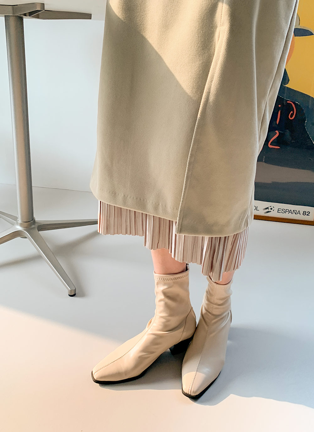 プリーツへムIラインスカート・全2色 | DHOLIC | 詳細画像8