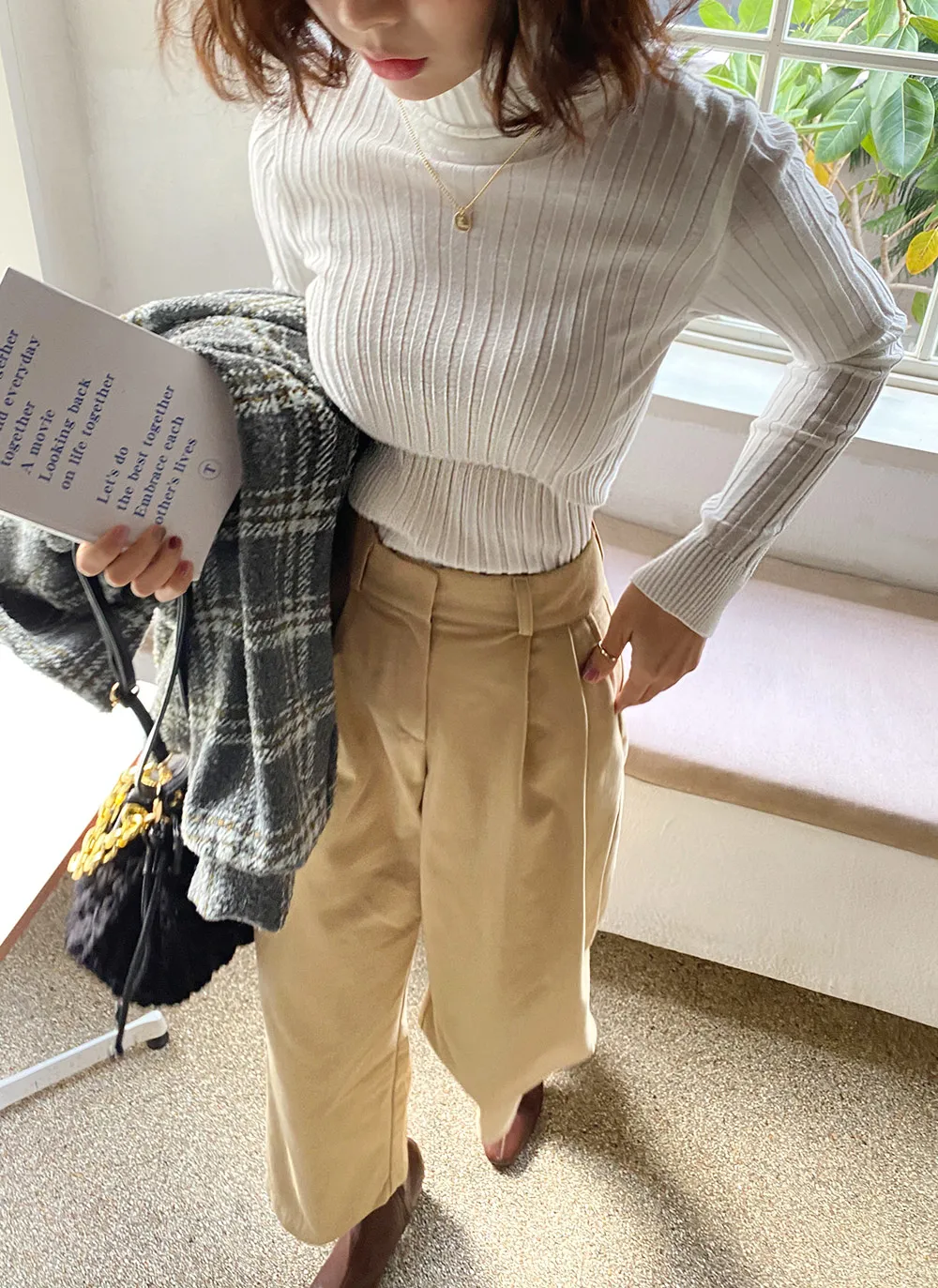 リブタートルネックニット・全5色 | レディースファッション通販 - DHOLIC 