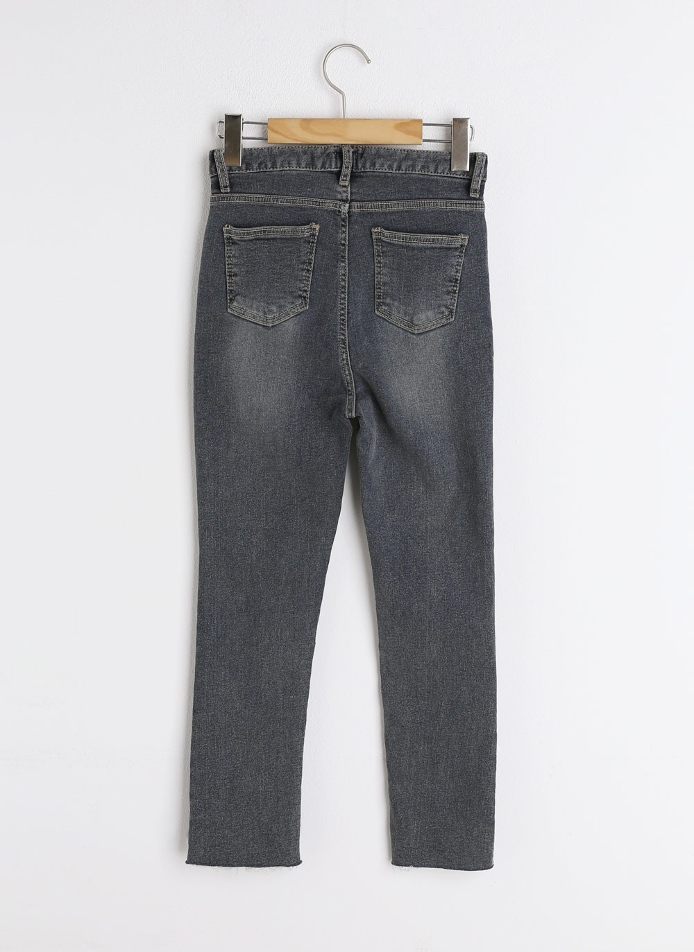 裏起毛カットオフスキニーデニムパンツ・全2色 | レディース