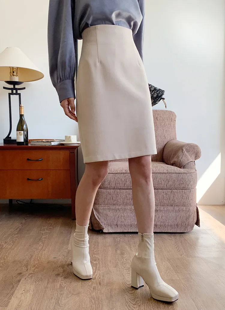 裏起毛ミニペンシルスカート・全7色 | DHOLIC | 詳細画像1