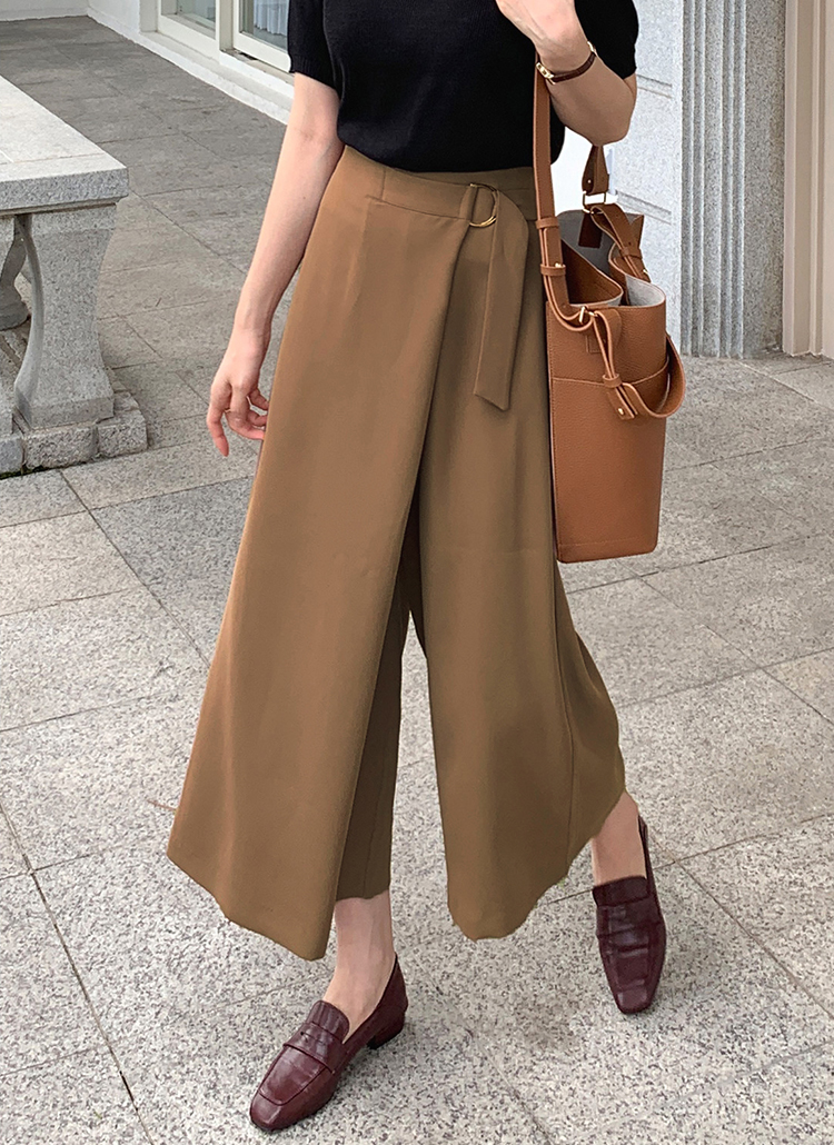 ラップリングベルトパンツ・全3色・e71081