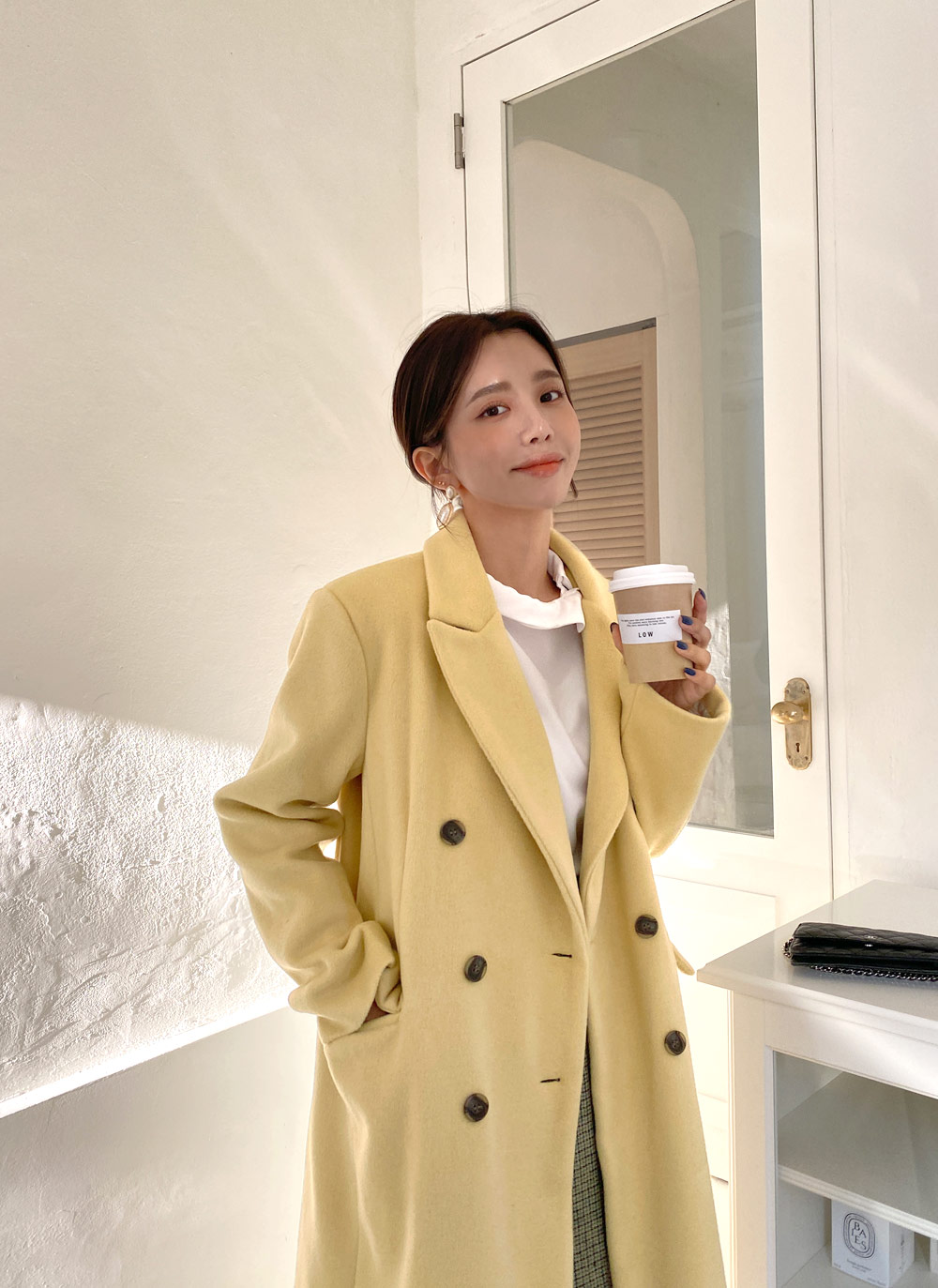 ネックボタンブラウス・全3色 | レディースファッション通販 - DHOLIC