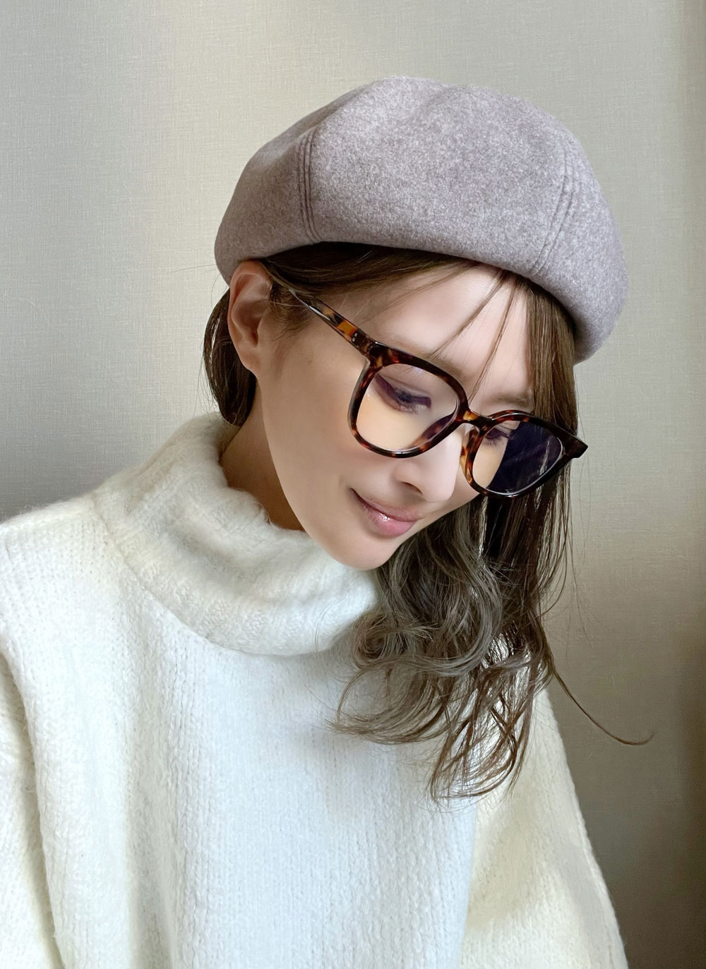 秋冬カラーベレー帽 | レディースファッション通販 - DHOLIC