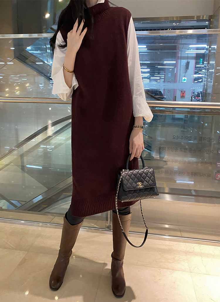 スリットヘムノースリーブスリーブレスアンバランスヘムニットワンピース春秋冬 ワンピース ミディワンピース Monicaroom モニカルーム ファッション総合通販 Dholic スリットヘムノースリーブスリーブレスアンバランスヘムニットワンピース春秋冬 ワンピース ミディワンピース Monicaroom モニカルーム ファッション総合通販 Dholic